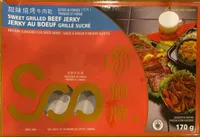 Jerky au boeuf grillé sucré