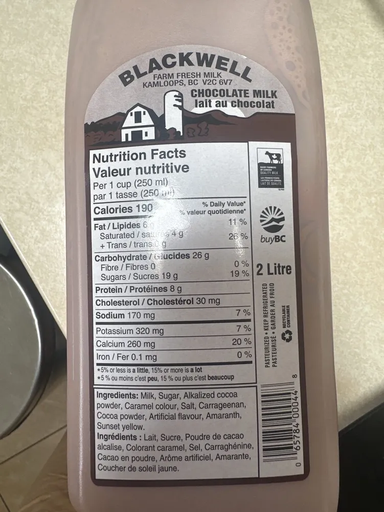 Chocolate milk