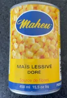 Maïs lessivé doré