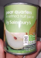 Sainsburys Pear Quaters