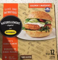 Burgers de dinde maigre