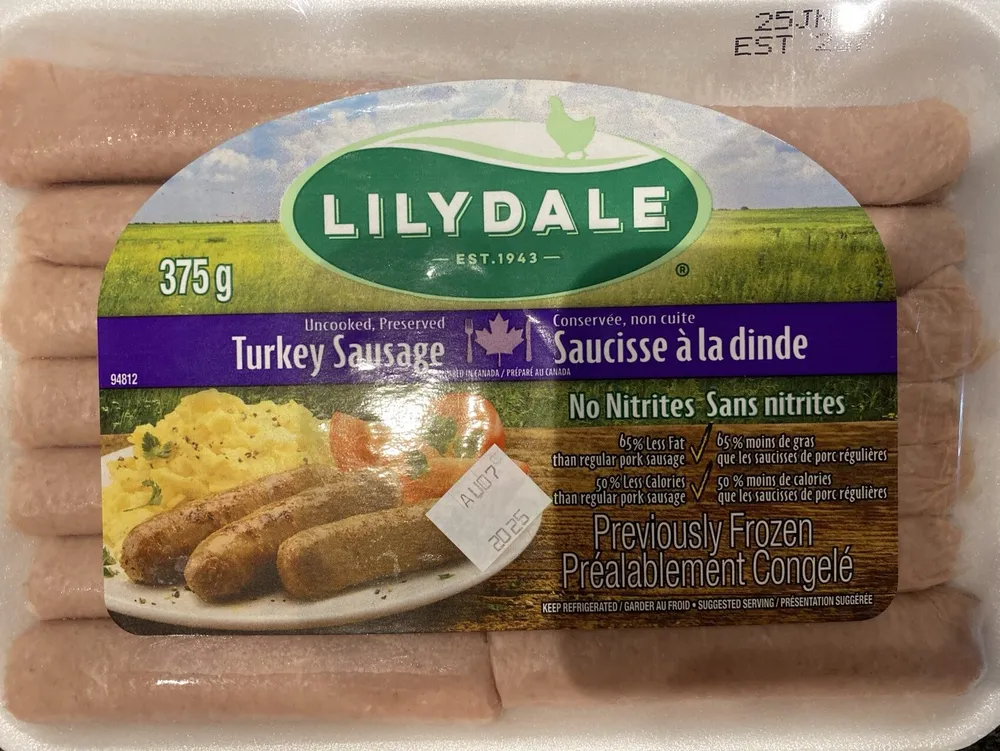 Turkey sausage