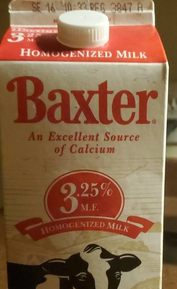 Homogenized milk