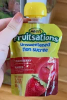 Collation aux fruits aux pommes, à saveur de fraise