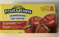 Collations aux fruits saveur fraises non sucrée