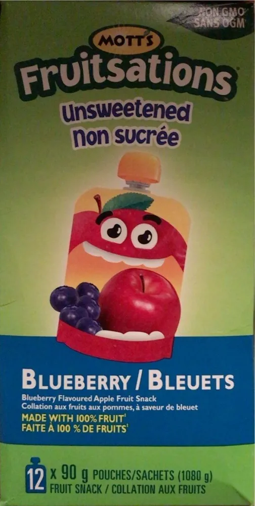 Fruitsations non sucrée Bleuets