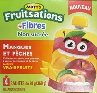 Compote peche pomme rt mangue