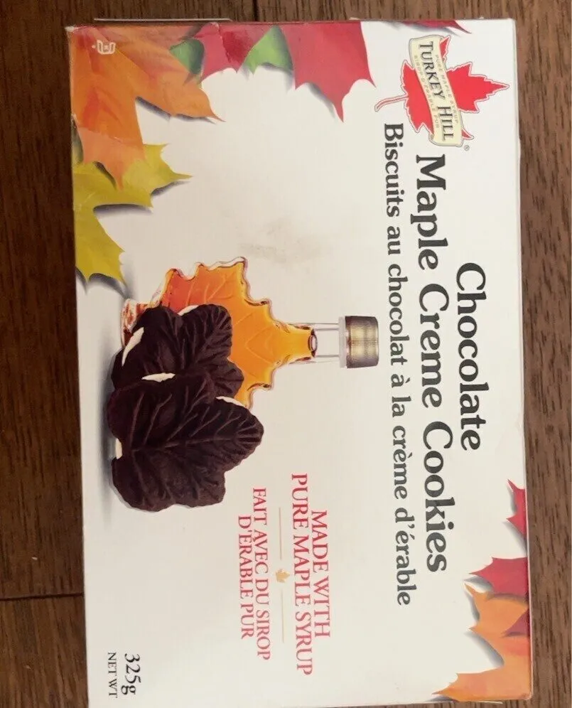 Biscuits au chocolat à la crème d'érable