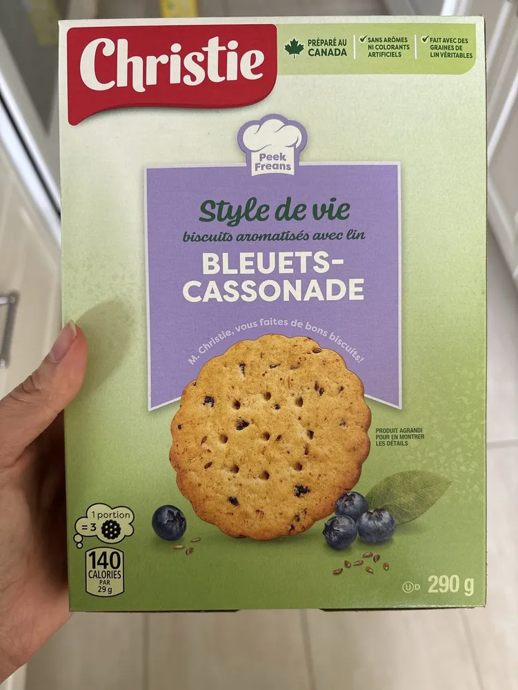 Biscuits Bleuet Et Cassonade