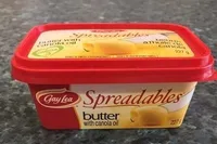 Spreadables butter with canola oil
