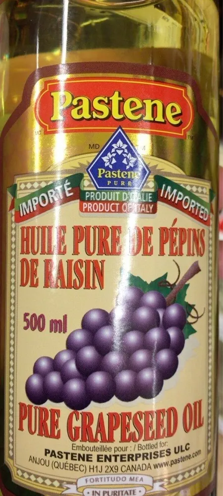 Huile pepins raisin