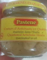Coeur d'artichauts en Quartier marinés dans l'huile