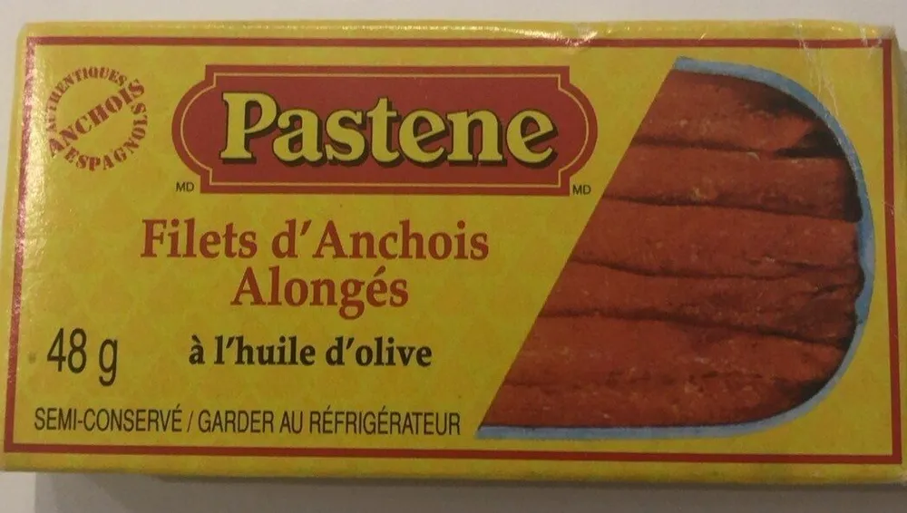 Filets d’Anchois allongés