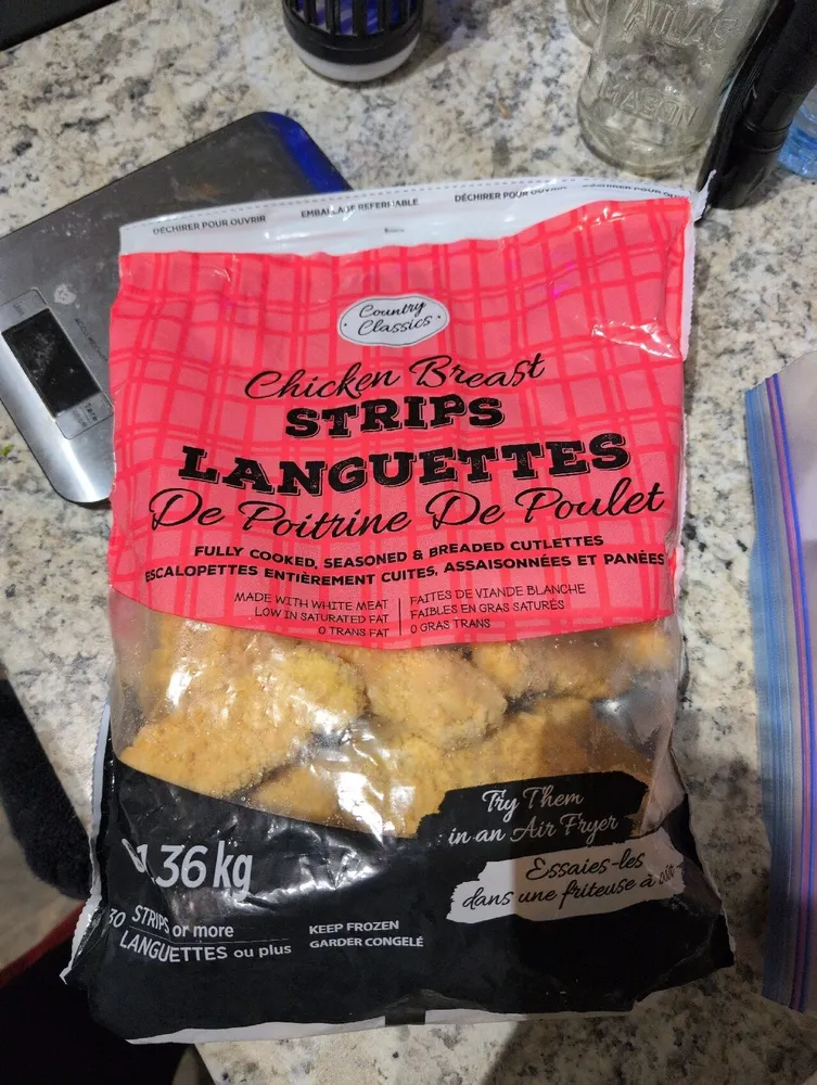 Chicken breast strips