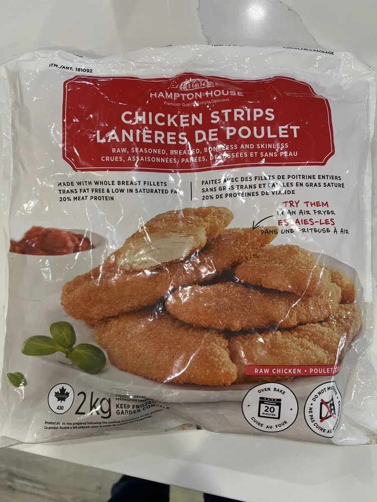 Lanières de poulet