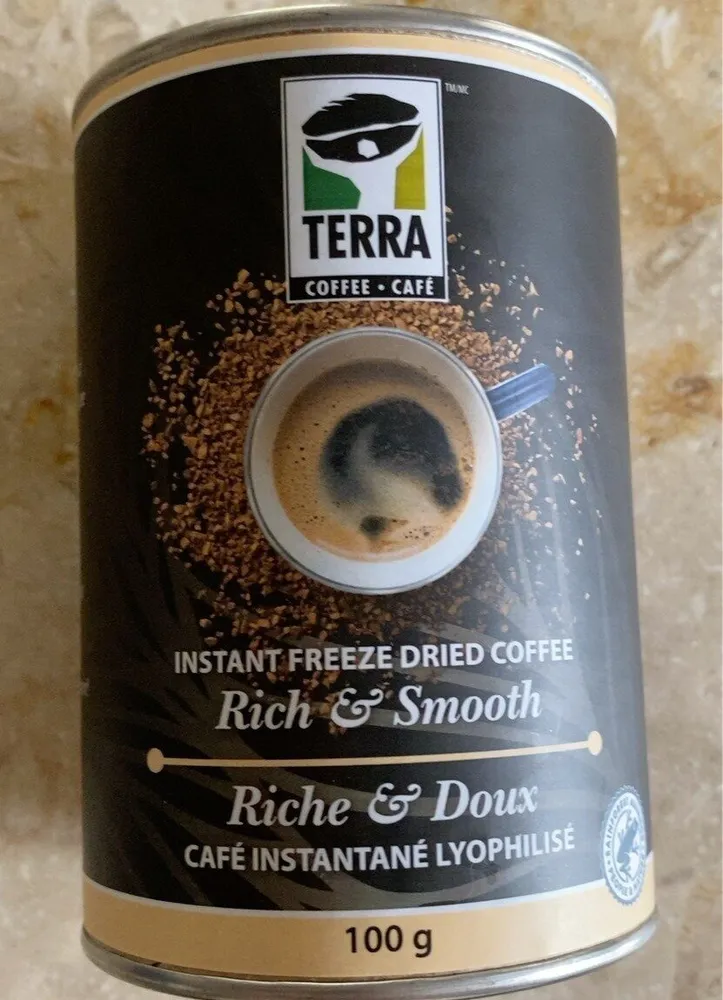 Riche et Doux café instantané lyophilisé