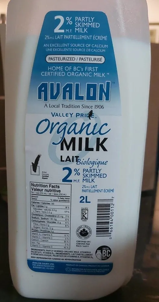 Organic milk