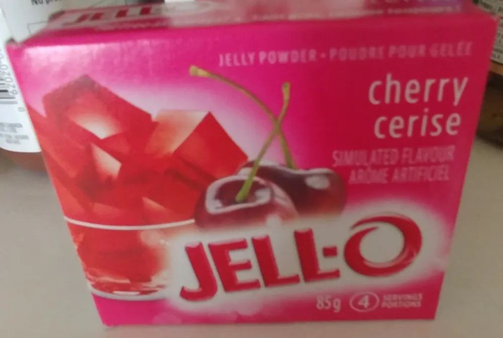 Poudre pour gelée aux cerises