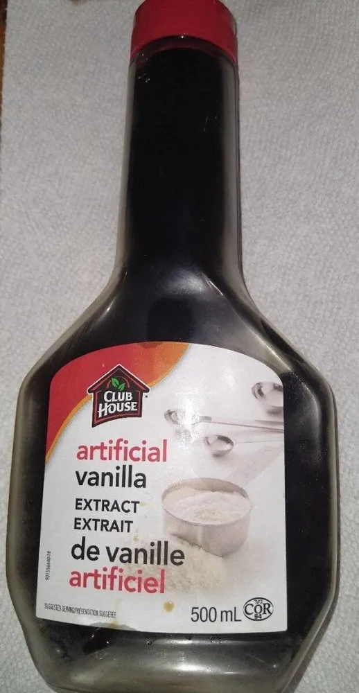 Artificial vanilla extract/Extrait de vanille artificiel