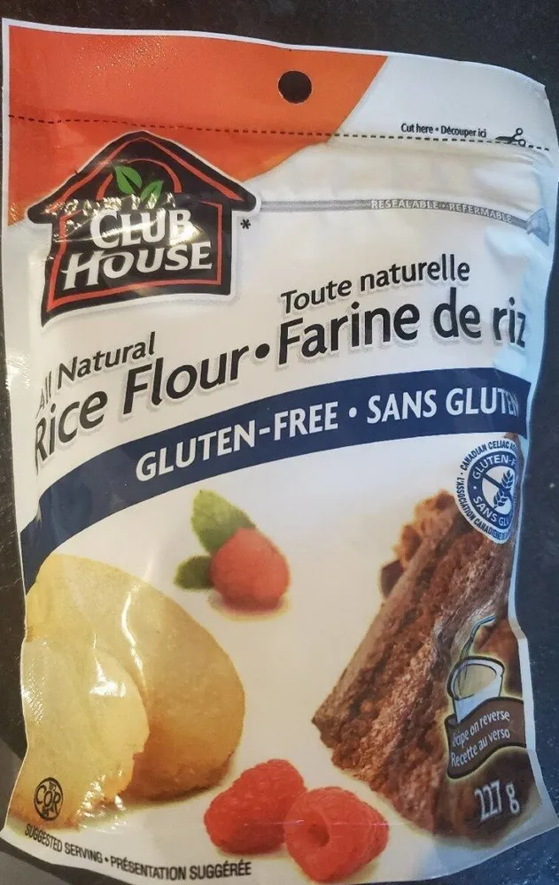 Rice flour (Gluten free)