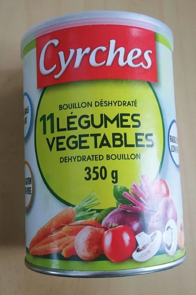 Bouillon déshydraté 11 légumes