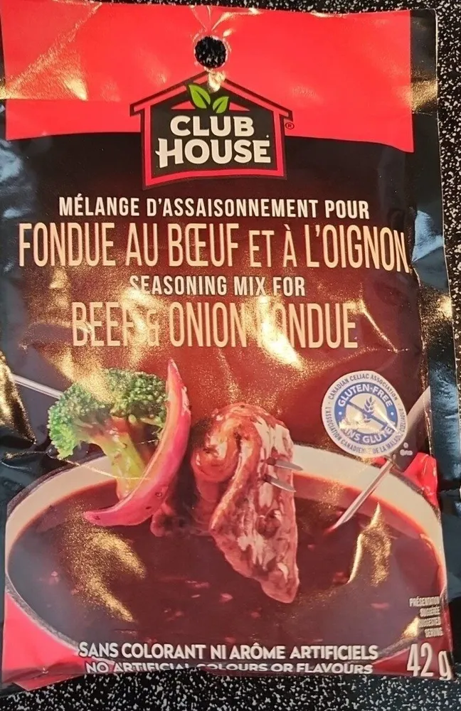 Fondue au boeuf et à l'oignon