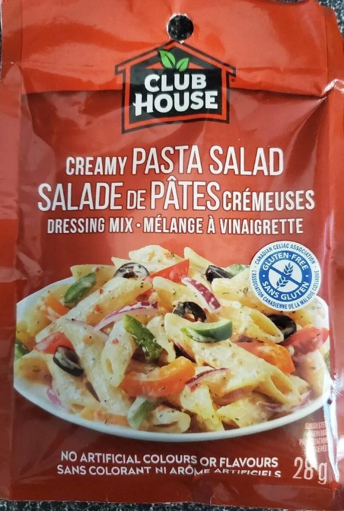 Creamy pasta salad dressing mix
