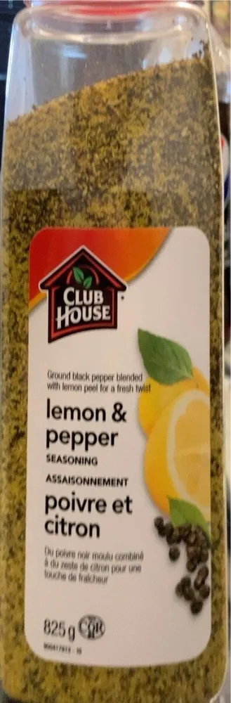 Lemon and pepper seasoning