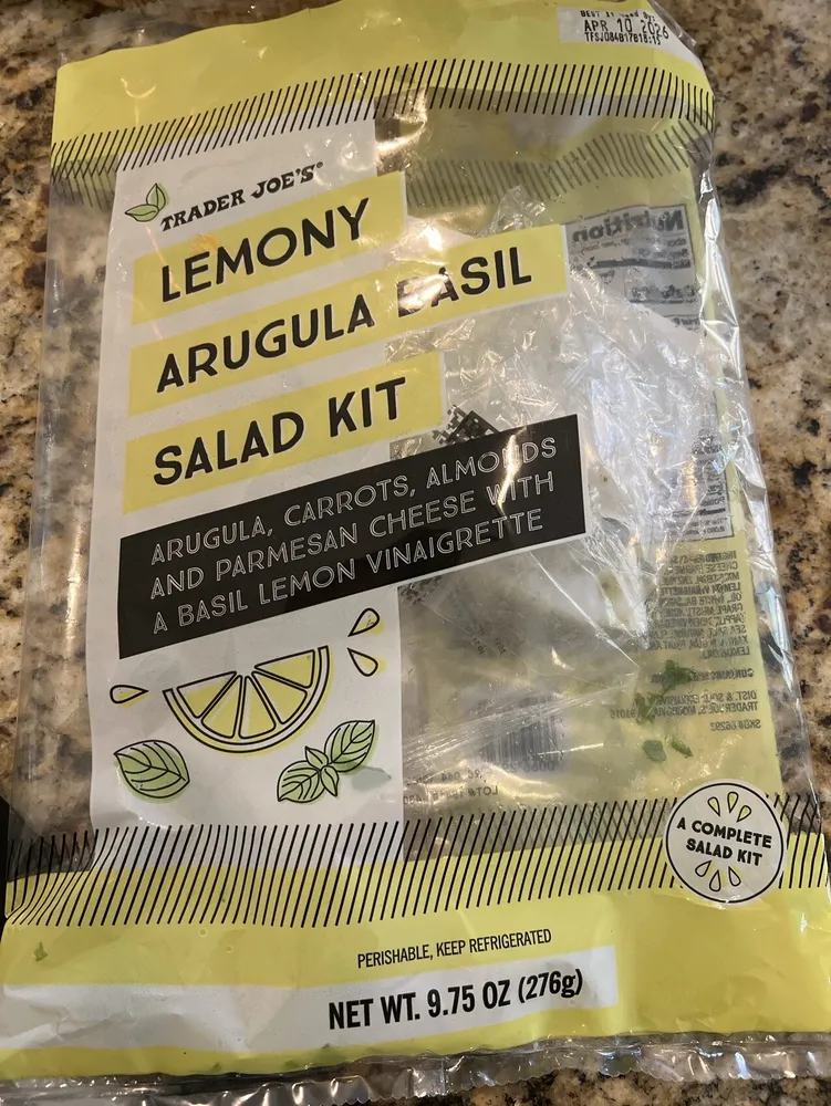 Lemony Arugula Basil Salad Kit