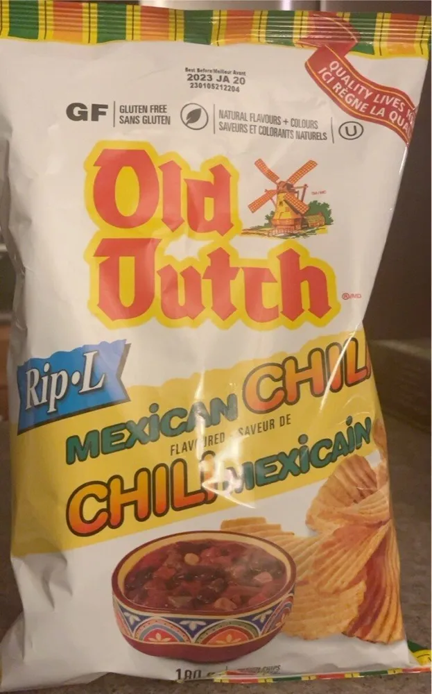 Mexican Chili Flavoured Rip-L Potato Chips