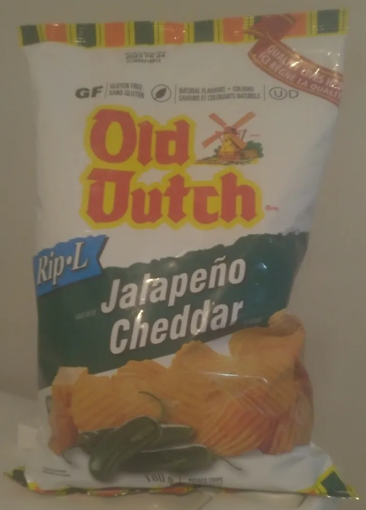 Jalapeño Cheddar Flavour Rip-L Potato Chips