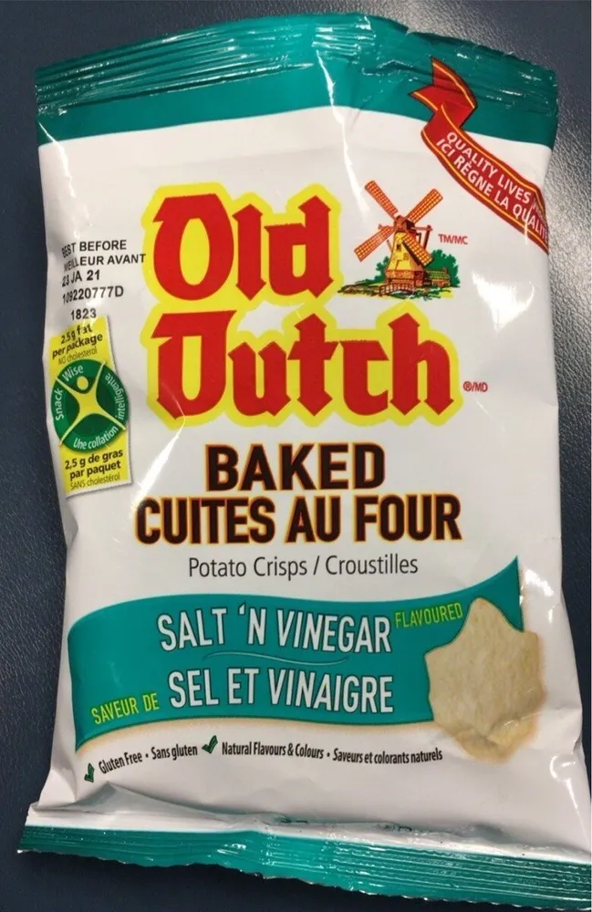 Baked Salt’n Vinegar potato chips