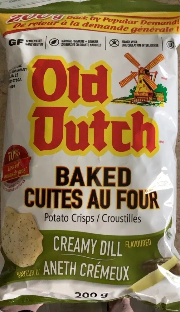 Cream Dill Flavoured Baked Potato Crisps