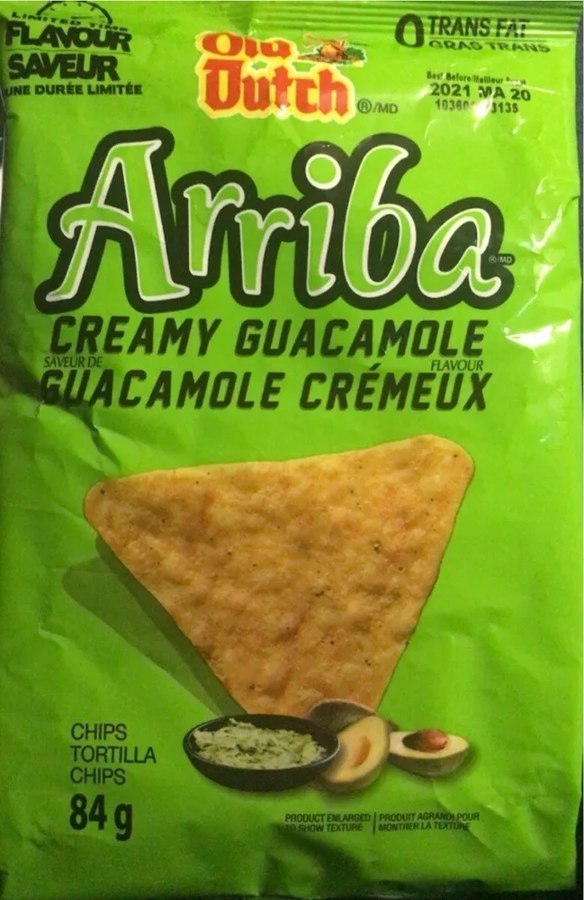 Arriba Creamy Guacamole tortilla chips