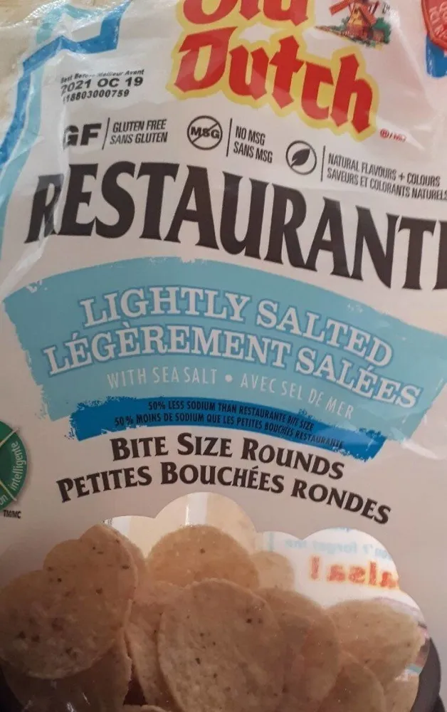 Restaurante Lightly Salted Bite Size Rounds