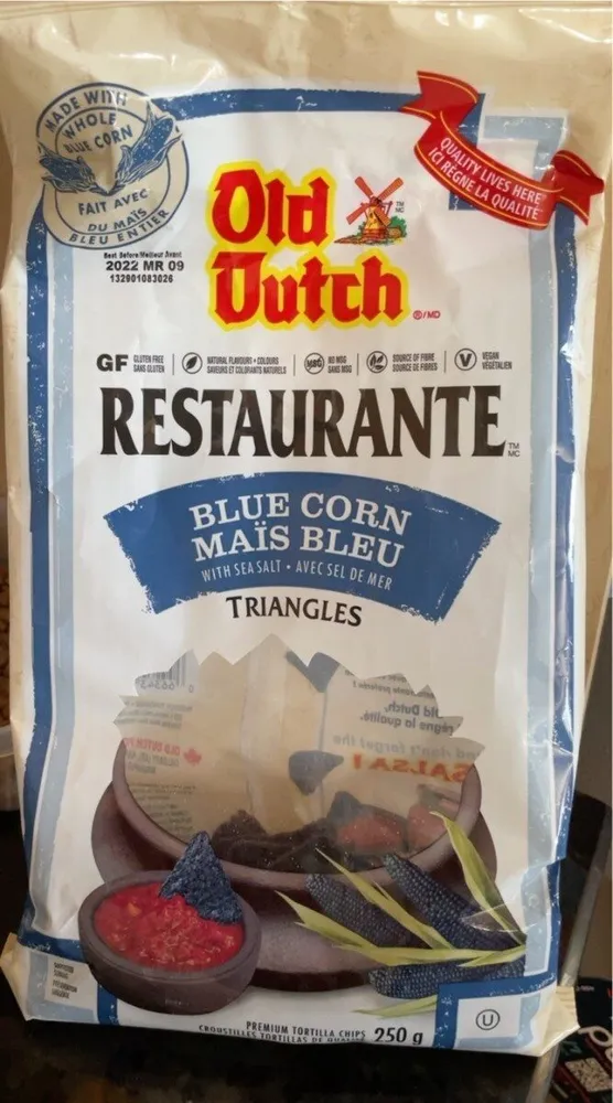 Blue corn chips