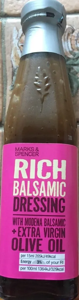 Rich balsamic dressing