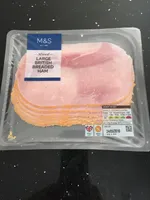 Large british breaded ham