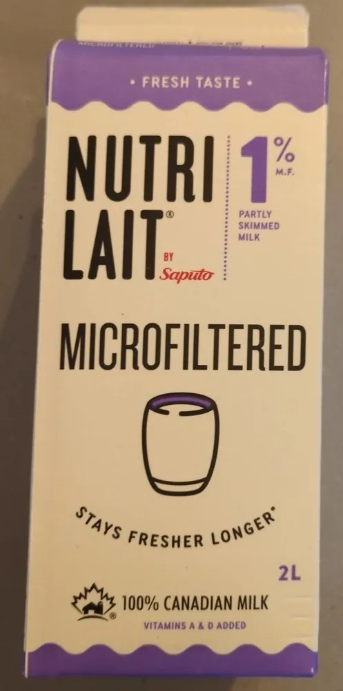 Nutrilait Milk 1% microfiltered