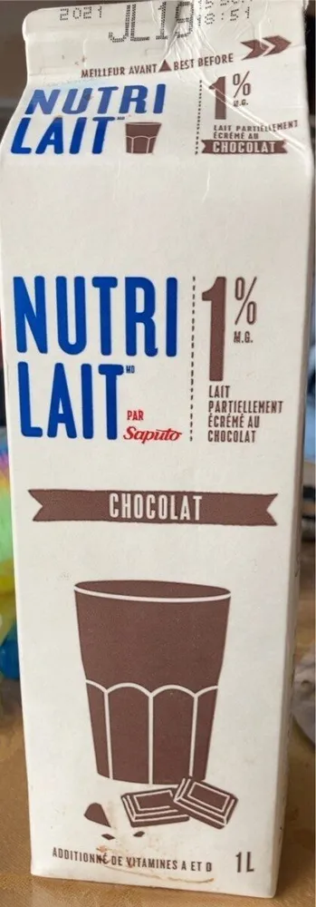 Nutrilait Saputo 1% Lait au Chocolat