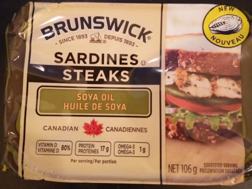 Sardine Steaks in Soya Oil