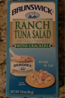Ranch Tuna Salad with Crackers