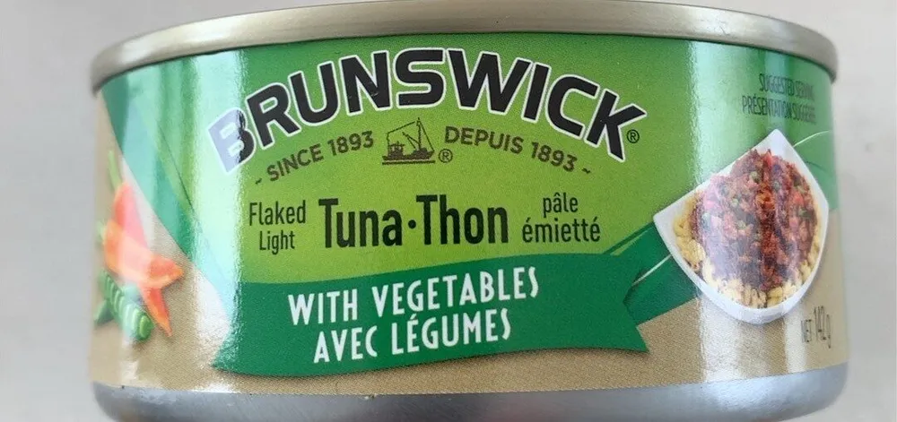 Flaked Light Tuna with Vegetables