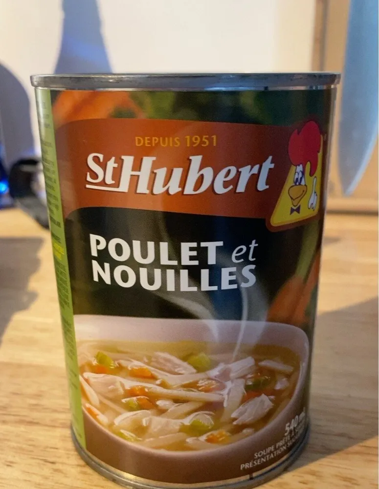 Soupe poulet et nouilles