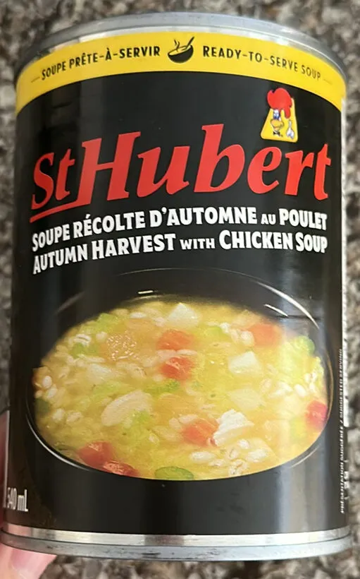 Soupe récolte d’automne au poulet