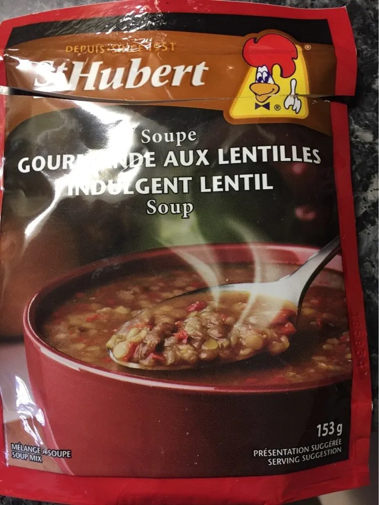 Soupe gourmande aux lentilles