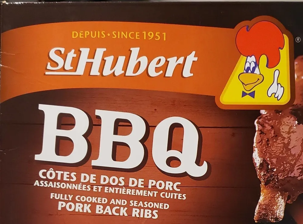 Côtes de dos de porc