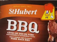 Côtes de dos de porc