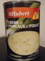Crème de poireaux et poulet