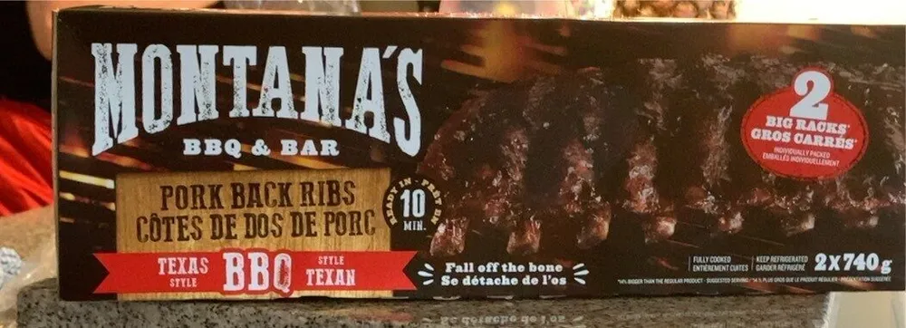 Pork Back Ribs Texas Style BBQ Style Texan